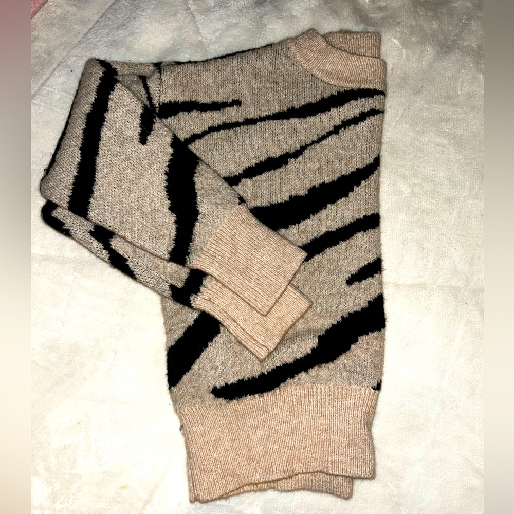 SHEIN zebra stripped sweater